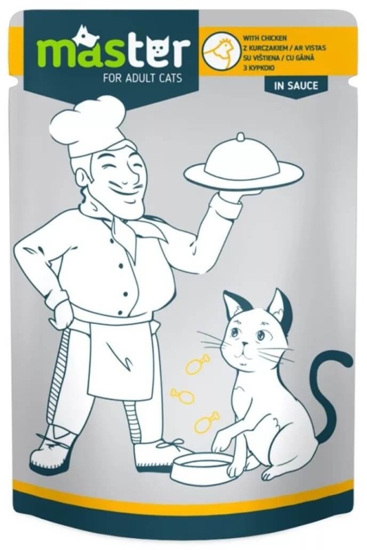 Master Cat - Hrana umeda profesionala - Pui - 80g