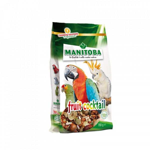 Manitoba Fruit Cocktail - Hrana complementara pentru papagali - 700g