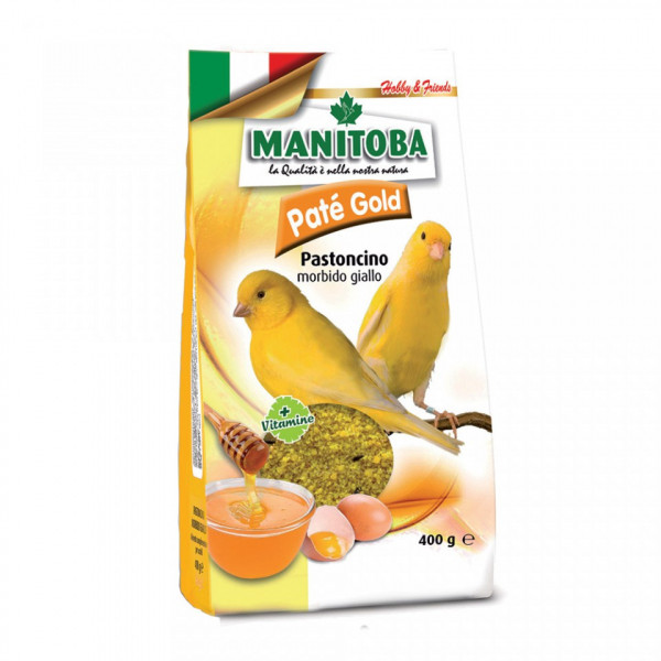 Manitoba Pate Gold - Hrana semiumeda pentru canari - 400g