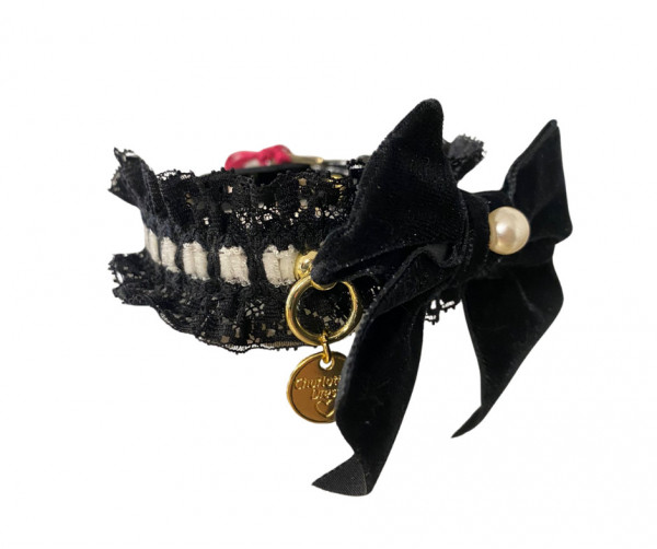 Zgarda Lady Oscar - 25cm - Negru