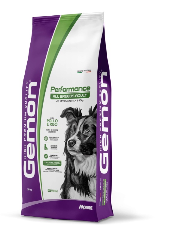 Gemon Performance Adult All Breeds - Hrana uscata completa - Pui si Orez - 20kg