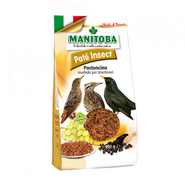 Manitoba Pate Insect - Hrana semiumeda pasari insectivore - 400g