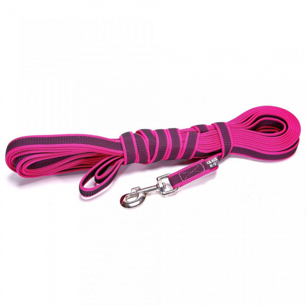 Lesa JK9 Color & Gray, antiderapanta, fara maner - 20mmx3m - Roz
