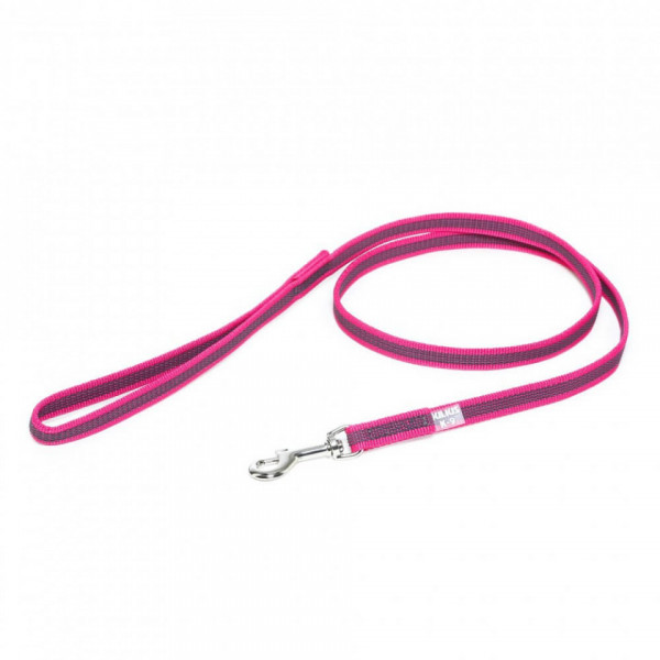 Lesa JK9 Color & Gray, antiderapanta, cu maner - 20mmx1.2m - Roz