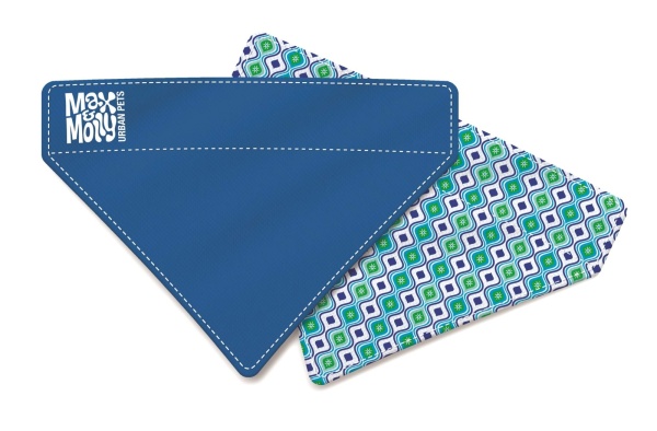 Bandana Max & Molly - L - Retro Blue