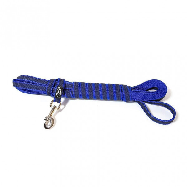 Lesa JK9 Color & Gray, antiderapanta, cu maner - 20mmx10m - Albastru