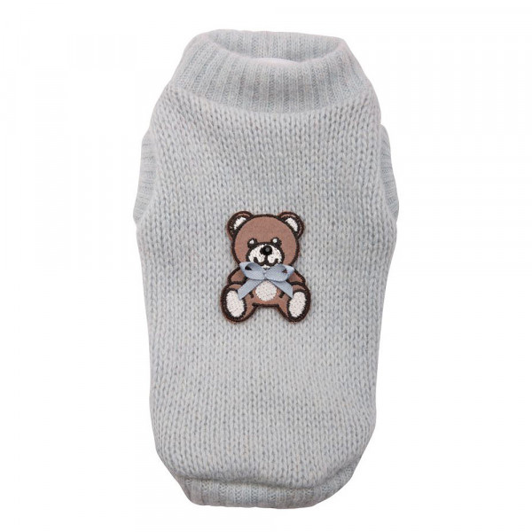 Pulover Teddy Bear - XS - Albastru deschis