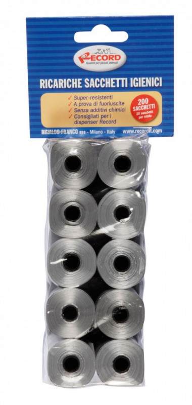 Pungi igienice pentru caini - set 10 role x 20buc.