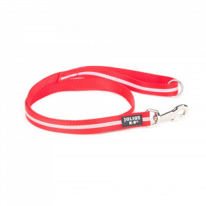 Lesa IDC nylon cu fire flourescente, cu maner - 25mmx1.2m - Rosu - Img 1