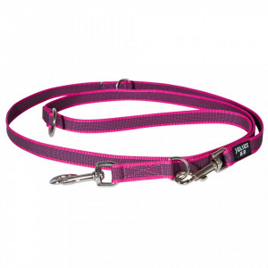 Lesa JK9 Color & Gray, antiderapanta, cu maner, ajustabila - 2 carabine - 20mmx2.2m - Roz