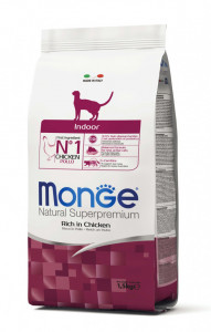 Monge Natural Superpremium Indoor Cat - Pui - 1.5kg
