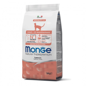 Monge Natural Superpremium Monoprotein Cat - Somon - 10kg