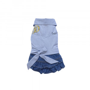 Rochie - L - Fusta si camasa - Albastru