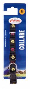 Zgarda reglabila nylon, decor labute - 2cm - Img 2