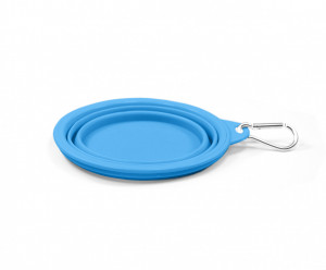 Castron pliabil, carabiniera - 650ml - Albastru - Img 1