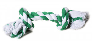 Jucarie franghie bumbac mentolata - (L-25cm) - 2 noduri
