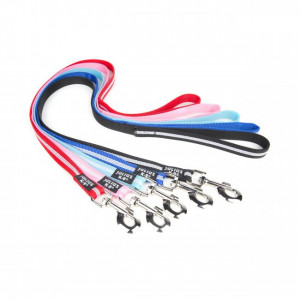 Lesa IDC nylon cu fire flourescente, cu maner - 25mmx1.8m - Rosu - Img 2