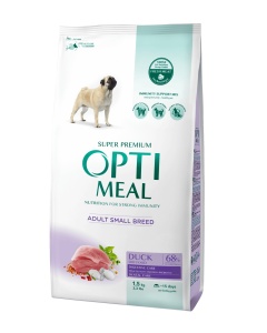Optimeal Adult Mini - Hrana uscata super-premium - Rata - 1.5kg