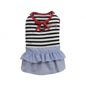 Rochita dungi alb cu negru -XL
