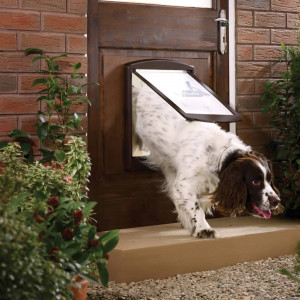 Usa intrare PetSafe StayWell - M - Maro - Img 2