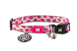 Zgarda pisici Max & Molly Smart ID - Strawberry Dream