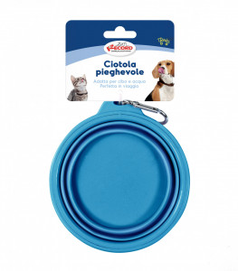 Castron pliabil, carabiniera - 650ml - Albastru - Img 2