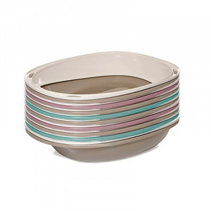 Litiera ovala cu rama Shuttle - 45x36x15.5CM - Img 1