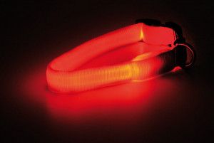 Zgarda reglabila cu led - 2cmx28-38cm - Img 2
