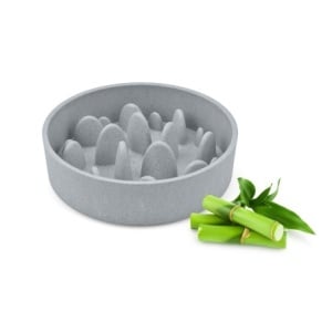 Castron hranire lenta Nayeco Bamboo - 800ml - Albastru - Img 1