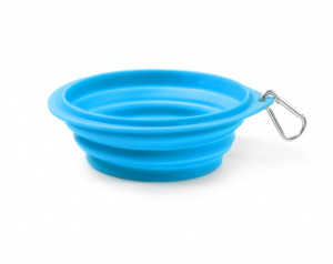 Castron pliabil, carabiniera - 650ml - Albastru - Img 3