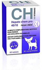 Hepato Chem Pro Mini 40-10 - 90cpr. - Supliment sustinere functie hepatica pentru caini - Img 2