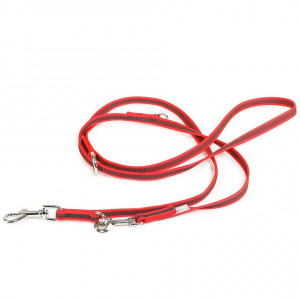 Lesa JK9 Color & Gray, antiderapanta, cu maner, ajustabila - 2 carabine - 20mmx2.2m - Rosu