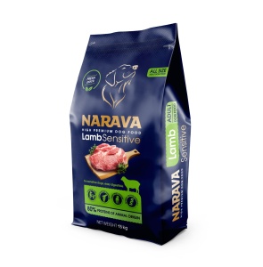 Narava Adult All Size - Hrana uscata premium - Miel - 15kg