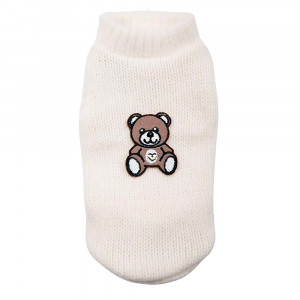 Pulover Teddy Bear - XS - Crem