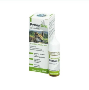 Pythie Dog - 10ml - Solutie auriculara pentru curatarea urechilor si dizolvarea cerumenului