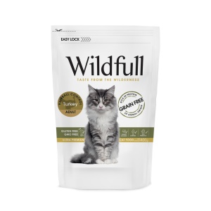 Wildfull Cat Hairball - Hrana uscata ultra-premium - Curcan - 400g