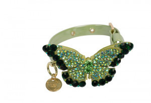 Zgarda Butterfly - 25cm - Verde