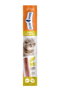 Club 4 Paws Cat Sticks - Curcan si Iepure - 5g