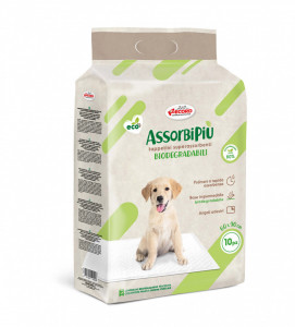Covorase absorbante Assorbipiu Eco, biodegradabile - 60x90cm(10buc.)