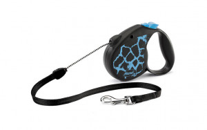 Lesa retractabila, cu fir - Flexi Safari - M - Giraffe