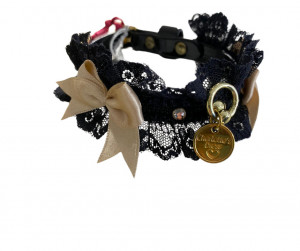 Zgarda Sharon - 25cm - Negru