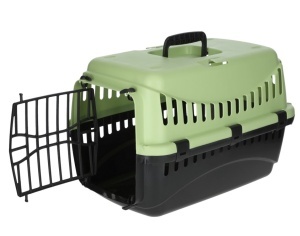 Cusca transport plastic - Bordo - 45 x 30 x 30 cm - Verde - Img 2