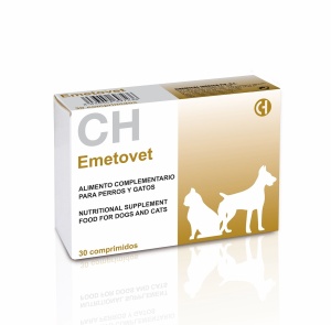 EMETOVET - 30cpr. - Supliment confort digestiv anti-greata pentru caini si pisici