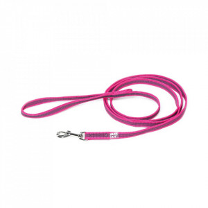 Lesa JK9 Color & Gray, antiderapanta, cu maner - 14mmx2m - Roz