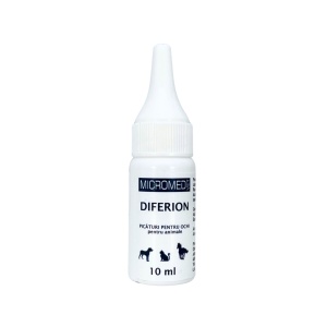 Micromed Vet Diferion - 10ml - Picaturi oftalmice pentru ochi uscati si iritati la animale