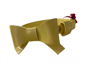 Zgarda Lizzi - 25cm - Galben