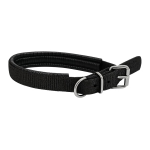 Zgarda nylon captusita - 2cm - Negru - Img 2