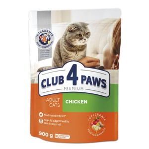 Club 4 Paws Cat - Hrana uscata premium - Pui - 900g
