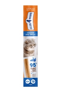Club 4 Paws Cat Sticks - Pui si Pastrav - 5g