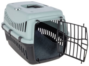 Cusca transport plastic - Bordo - 45 x 30 x 30 cm - Albastru - Img 2